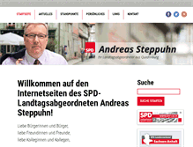 Tablet Screenshot of andreas-steppuhn.de